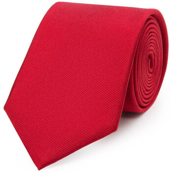 Vêtements Homme Cravates et accessoires Bruce Field Cravate pure soie côtelée Rouge