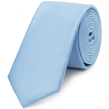 Vêtements Homme Cravates et accessoires Bruce Field Cravate fine pure soie lisse Bleu