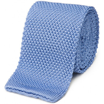 Vêtements Homme Cravates et accessoires Bruce Field Cravate fine en maille tricot de pure soie Bleu