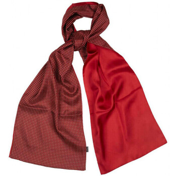 Accessoires textile Echarpes / Etoles / Foulards Bruce Field Foulard pure soie à pois réversible Rouge