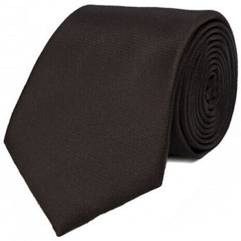 Vêtements Homme Cravates et accessoires Bruce Field Cravate pure soie lisse Marron