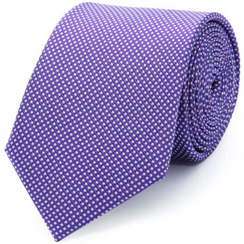 Vêtements Homme Cravates et accessoires Bruce Field Cravate pure soie à puces Violet