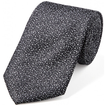Vêtements Homme Cravates et accessoires Bruce Field Cravate pure soie à motif fantaisie Noir