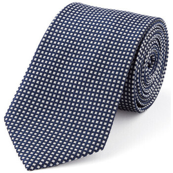 Vêtements Homme Cravates et accessoires Bruce Field Cravate pure soie à puce Bleu