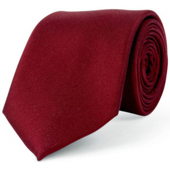 Vêtements Homme Cravates et accessoires Bruce Field Cravate pure soie uni doublure pois Bordeaux