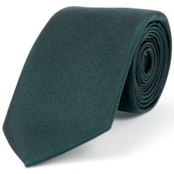 cravates et accessoires bruce field  cravate pure soie uni doublure pois 