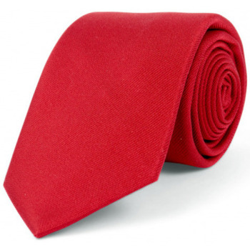Vêtements Homme Cravates et accessoires Bruce Field Cravate pure soie uni doublure pois Rouge