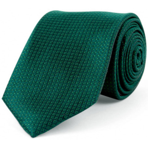 Vêtements Homme Cravates et accessoires Bruce Field Cravate pure soie à puce Vert