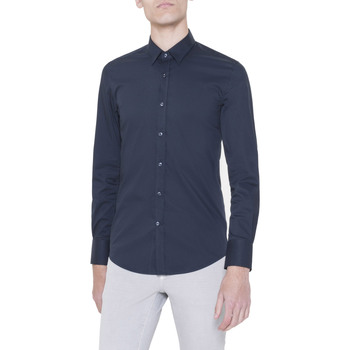 Vêtements Homme Chemises tres longues Antony Morato MMSL00375/FA450001 Bleu