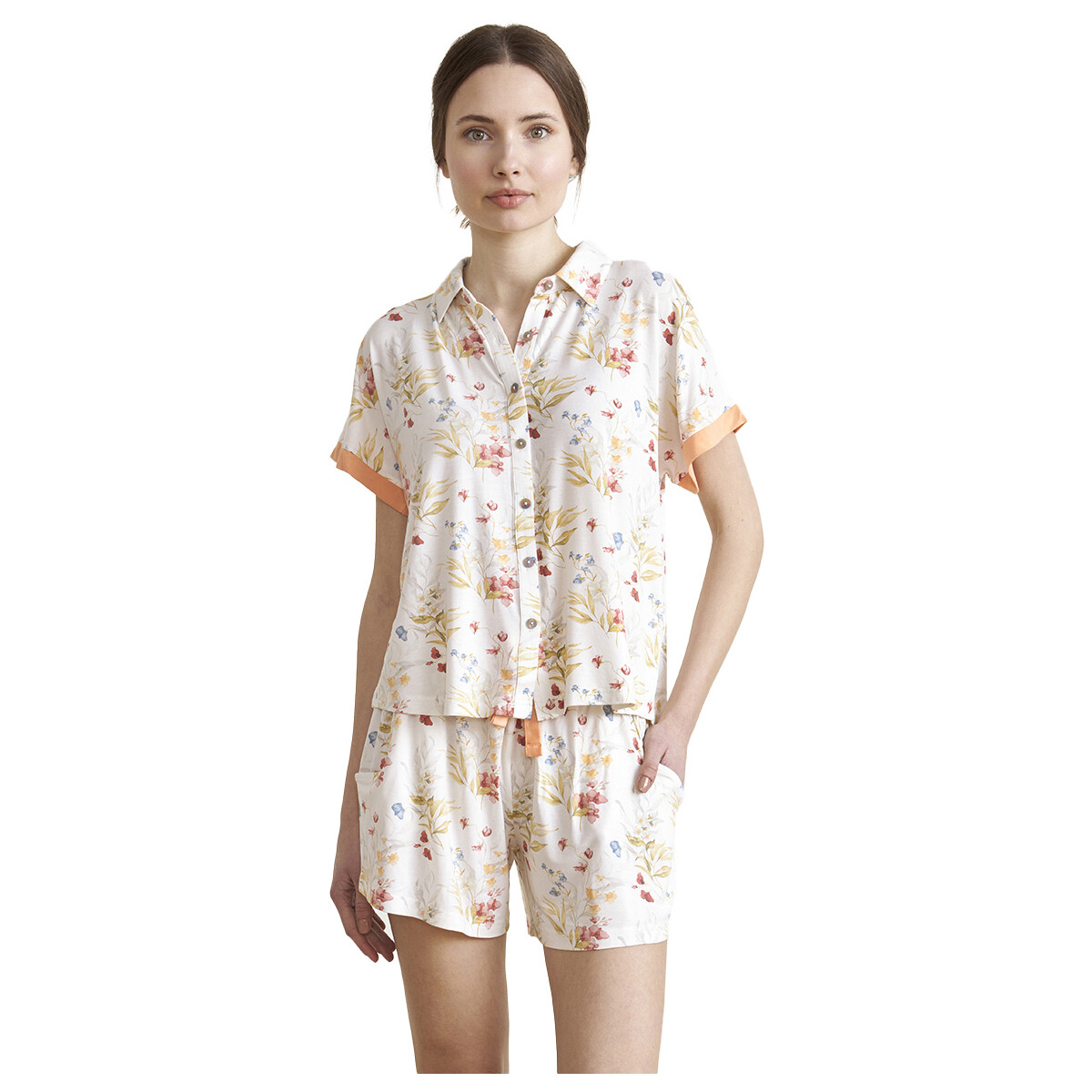 Vêtements Femme Pyjamas / Chemises de nuit J&j Brothers JJBEH0900 Blanc