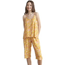 Vêtements Femme Pyjamas / Chemises de nuit J&j Brothers JJBEH1001 Jaune