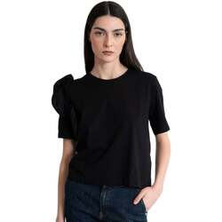 Vêtements Femme T-shirts manches courtes Kaos Collezioni  Noir