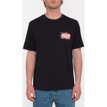 Vêtements Homme T-shirts manches courtes Volcom Camiseta  Strange Relics - Black Noir
