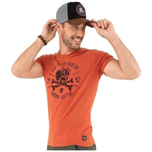 Vêtements Homme T-shirts manches courtes Von Dutch  Orange