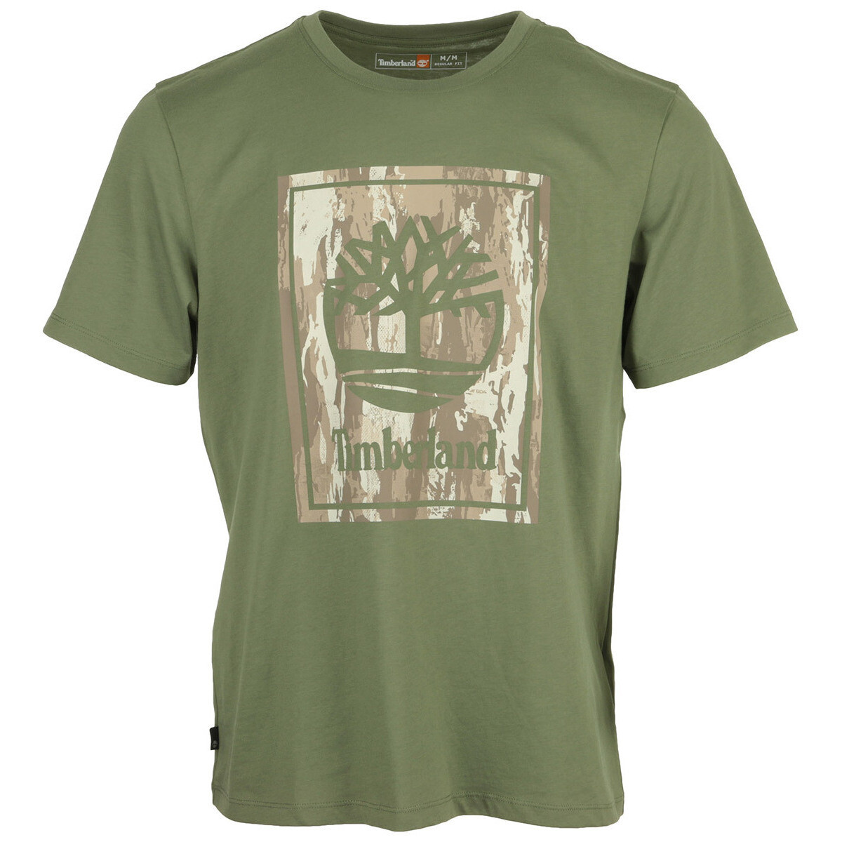 Vêtements Homme T-shirts manches courtes Timberland Camo Short Sleeve Tee Vert