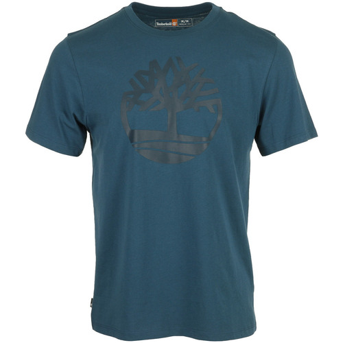 Vêtements Homme T-shirts manches courtes Timberland Tree Logo Short Sleeve Bleu