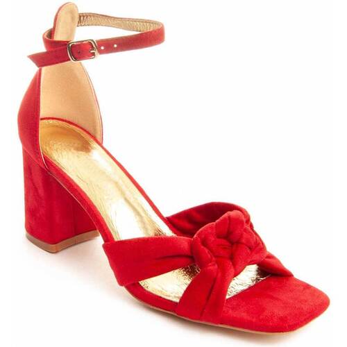 Chaussures Femme Sandales et Nu-pieds Leindia 88458 Rouge