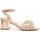 Chaussures Femme Sandales et Nu-pieds Leindia 88459 Doré
