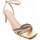 Chaussures Femme Sandales et Nu-pieds Leindia 88473 Doré