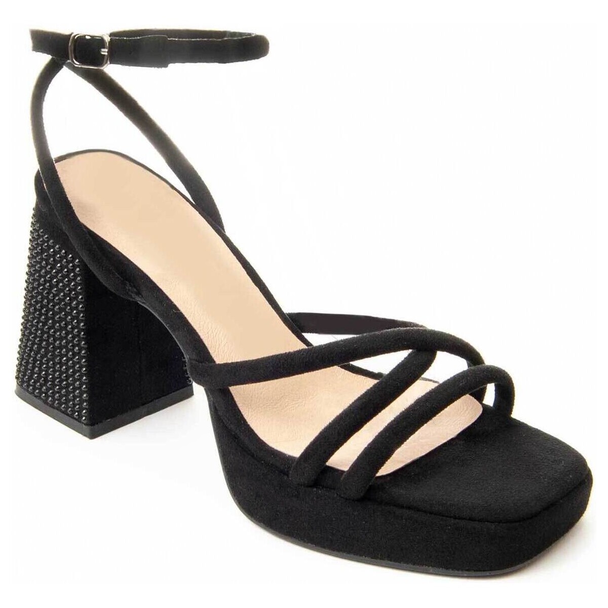 Chaussures Femme Sandales et Nu-pieds Leindia 88512 Noir
