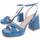 Chaussures Femme Sandales et Nu-pieds Leindia 88518 Bleu