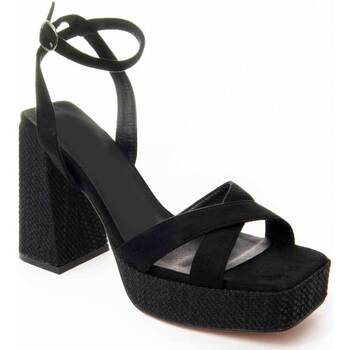 Chaussures Femme Sandales et Nu-pieds Leindia 88527 Noir
