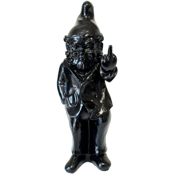 Maison & Déco Statuettes et figurines Tdk Import Petite statue en résine Lutin grossier noire 19 cm Noir