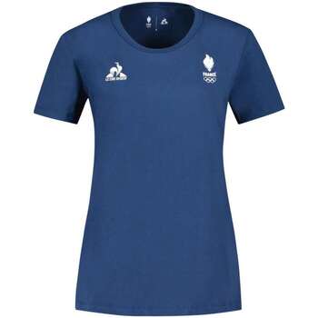 Vêtements Femme T-shirts manches courtes Le Coq Sportif 164003VTPE24 Bleu