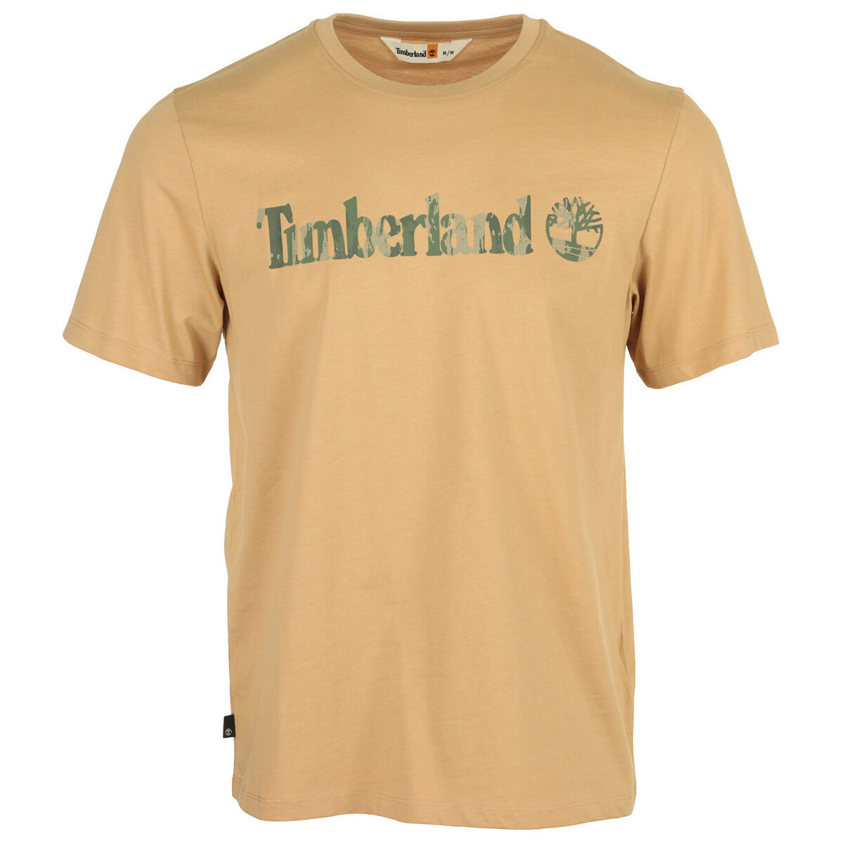 Vêtements Homme T-shirts manches courtes Timberland Camo Linear Logo Short Marron