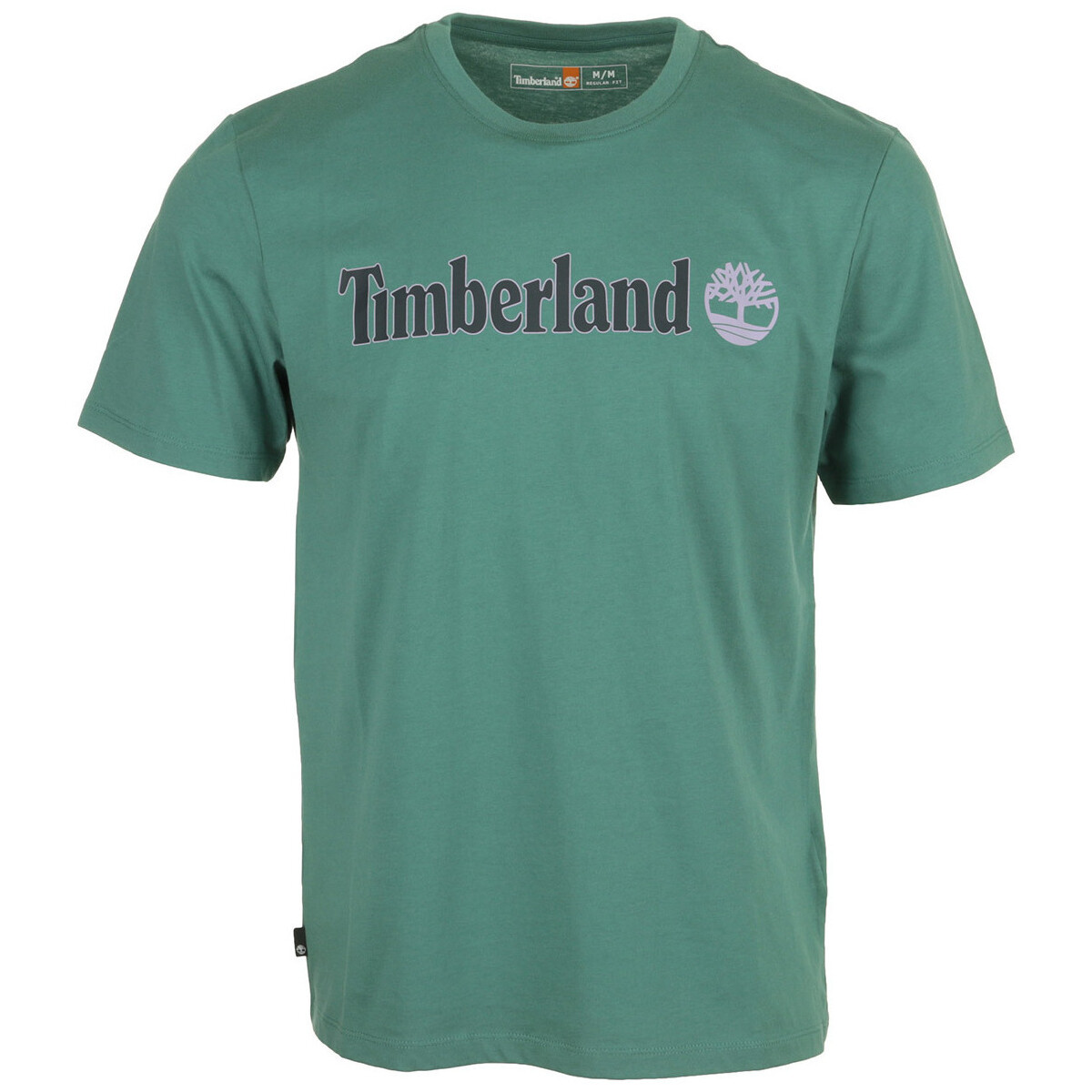 Vêtements Homme T-shirts manches courtes Timberland Linear Logo Short Sleeve Vert