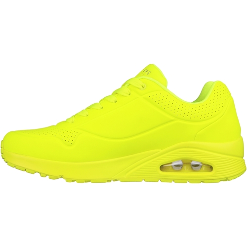 Chaussures Femme Baskets basses Skechers Basket Stand On Air Jaune