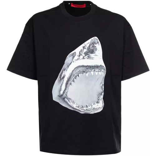 Vêtements Homme T-shirts & Polos Acupuncture T-shirt  requin noir Noir