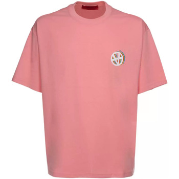 t-shirt acupuncture  t-shirt  sur homme rose 