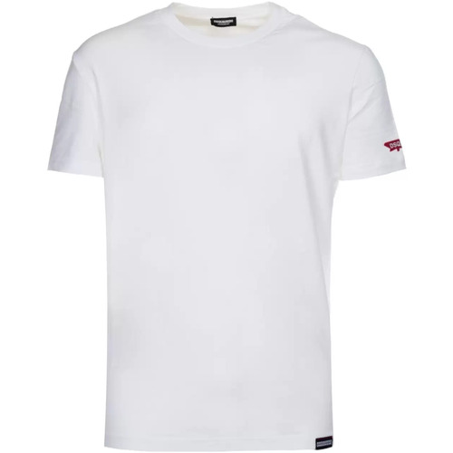 Vêtements Homme Le Coq Sportif Dsquared T-shirt blanc  hommes Blanc