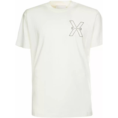 Vêtements Homme Lustres / suspensions et plafonniers John Richmond t-shirt beurre blanc Blanc
