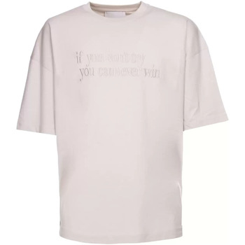 Vêtements Homme pour les étudiants John Richmond t-shirt broderie lettres Gris