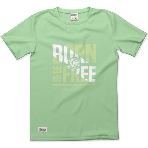 Vêtements T-shirts manches courtes Nouveautés de cette semaine Born to be Free Vert