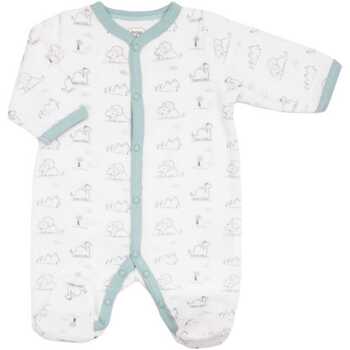 Vêtements Enfant Pyjamas / Chemises de nuit Trois Kilos Sept Pyjama naissance - Dino Vert