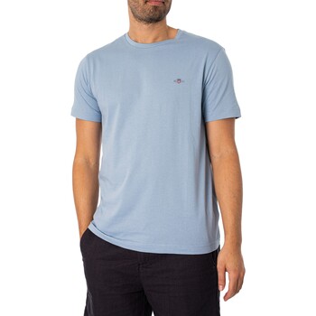Gant T-shirt régulier à bouclier Bleu