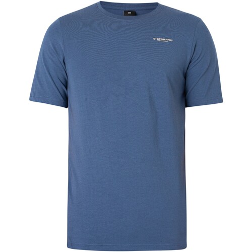 Vêtements Homme D16396-2653 Lash-b570 Dk Fawn G-Star Raw T-shirt à base mince Bleu
