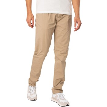 Vêtements Homme Pantalons de survêtement Replay Jogging à logo carré Beige