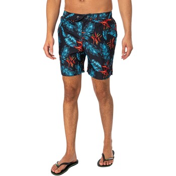 maillots de bain superdry  short de bain 17 à imprimé hawaïen 
