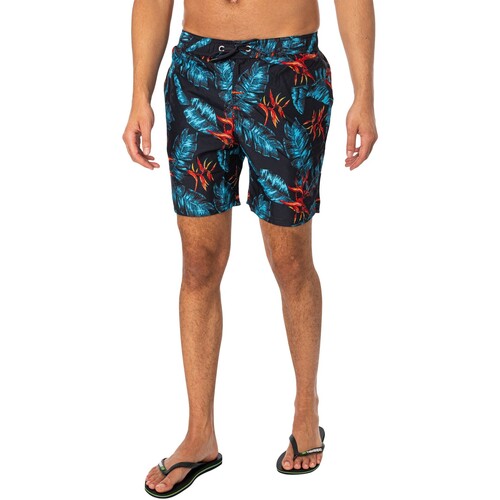 Vêtements Homme Maillots / Shorts de bain Superdry Short de bain 17 à imprimé hawaïen Multicolore