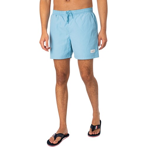 Vêtements Homme Maillots / Shorts de bain Tommy Hilfiger Short de bain moyen à cordon de serrage Lounge Bleu