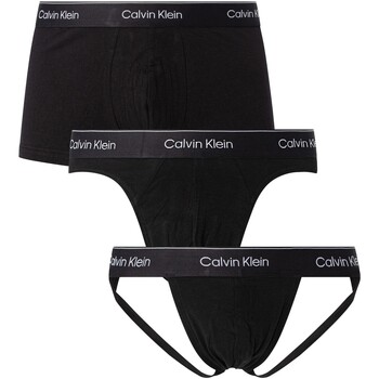 Sous-vêtements Homme Caleçons Calvin Klein Jeans Lot de 3 paquets multiples This Is Love Noir