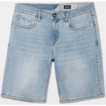 Vêtements Homme pants Shorts / Bermudas Volcom Pantalón Corto   Solver Denim - Worker Indigo Vintage Bleu