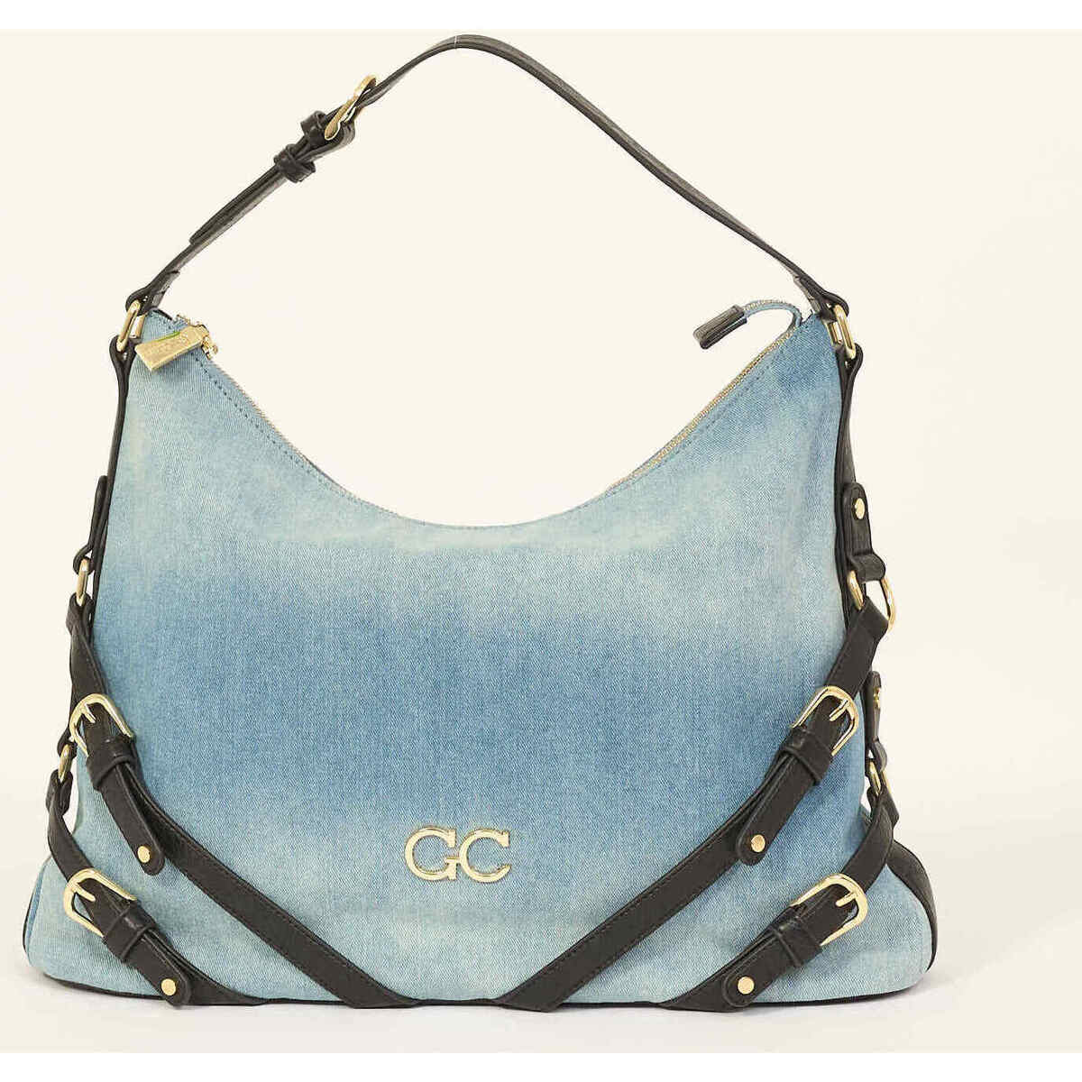 Sacs Femme Cabas / Sacs shopping Gio Cellini Grand sac  en éco-cuir texturé Bleu