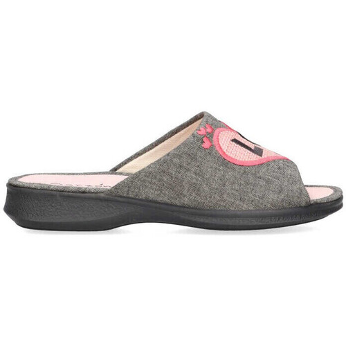 Chaussures Femme Chaussons Garzon 74544 Gris