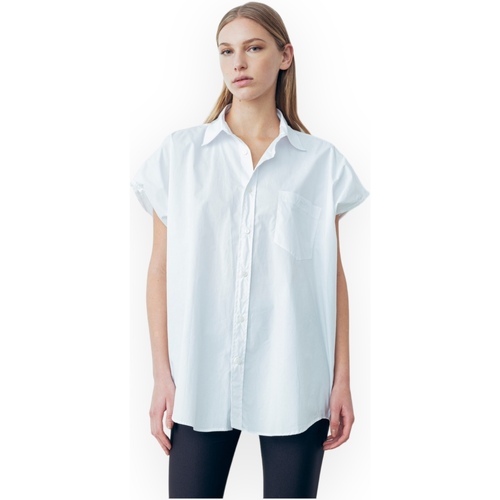 Vêtements Femme Chemises / Chemisiers GaËlle Paris GAABW00545PTTL0013 BI01 Blanc