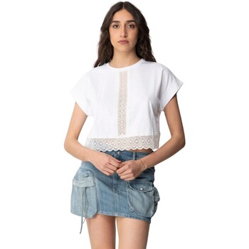 Vêtements Femme Maglia Fitted Con Balze In Twin Set  Blanc